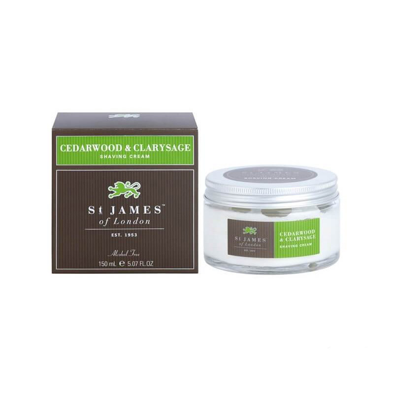 Крем для бритья St. James of London Cedarwood &amp; Clarysage 150 мл