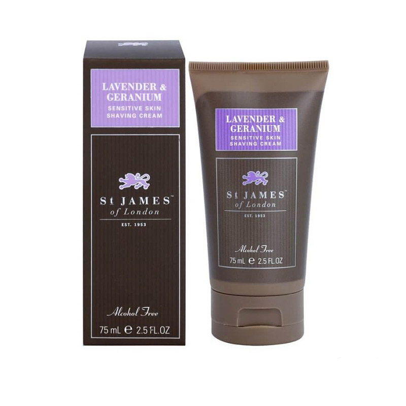 Крем для бритья St. James of London Lavender &amp; Geranium 75 мл