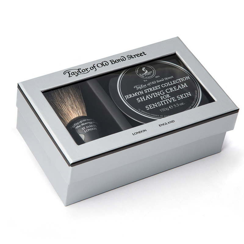 Подарочный набор для бритья Taylor of Old Bond Street Shaving Brush &amp; Jermyn Street Collection Shaving Cream 150 гр