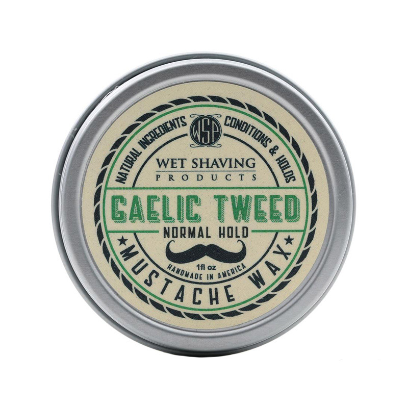 Воск для усов WSP Mustache Wax Gaelic Tweed Normal Hold 30 мл