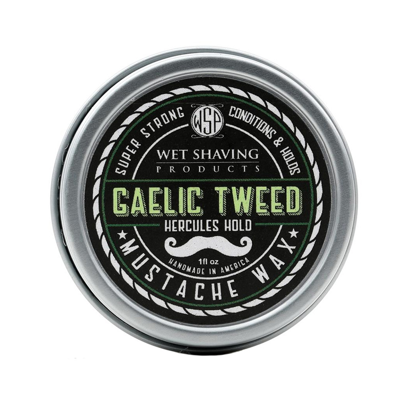 Воск Для Усов WSP Mustache Wax Gaelic Tweed Hercules Hold 30 мл