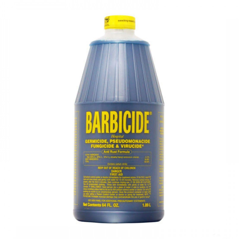 Жидкость для дезинфекции парикмахерских инструментов Barbicide 1.89 л 