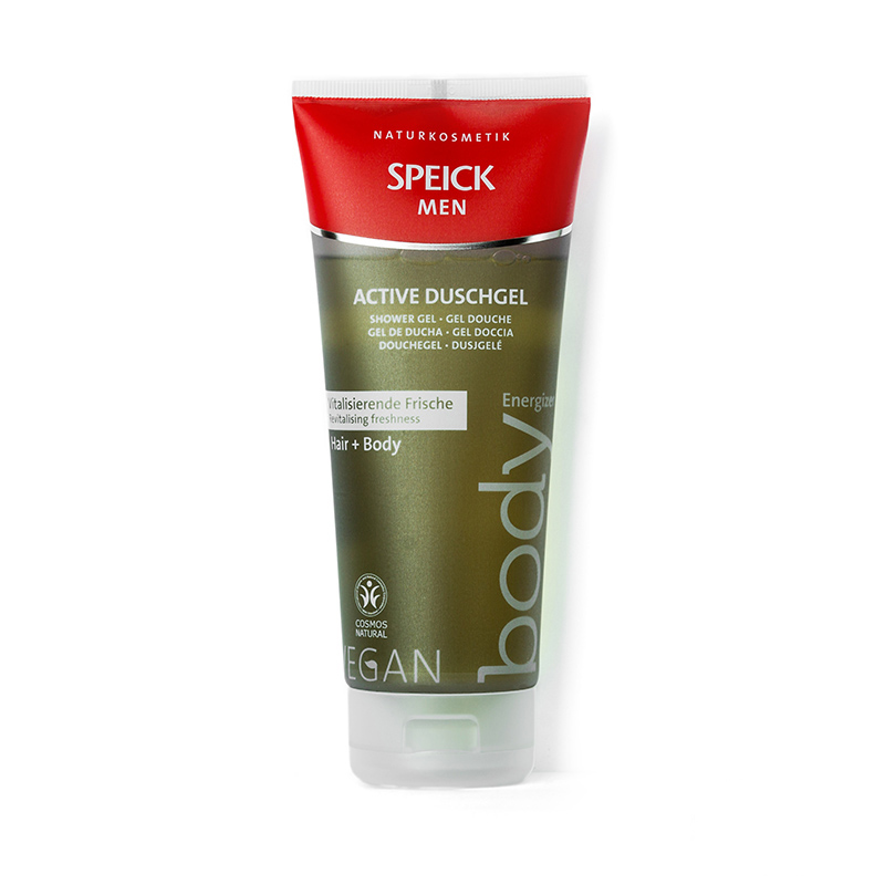 Гель Для Душа Speick Men Active Shower Gel длительное увлажнение с экстрактом камыша и витамином F 200 Мл
