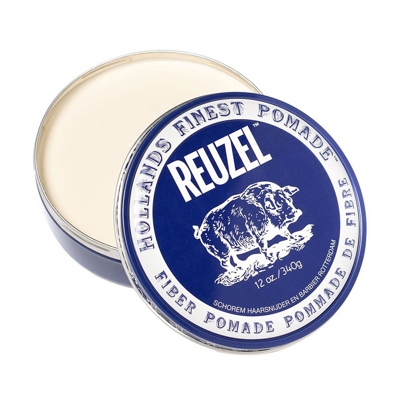 Reuzel Fiber Pomade Паста для волос для нормальных и толстых волос средняя фиксация натуральный блеск на водной основе 340 г