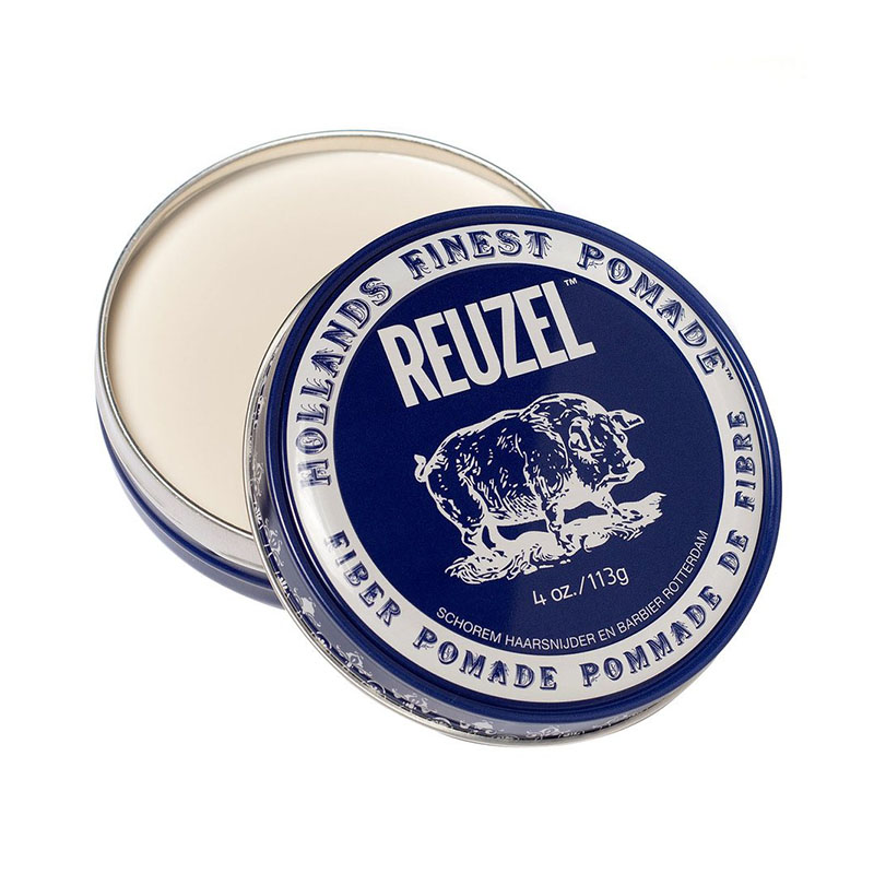 Reuzel Fiber Pomade Паста для волос для нормальных и толстых волос средняя фиксация натуральный блеск на водной основе 113 г