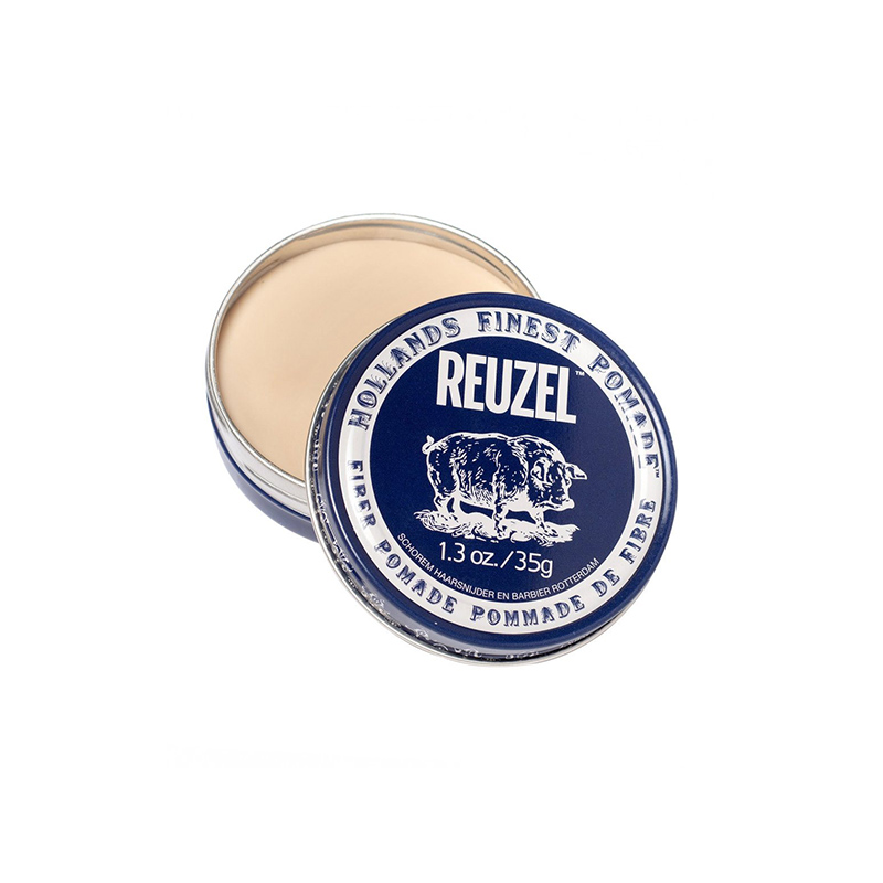 Reuzel Fiber Pomade Паста для волос для нормальных и толстых волос средняя фиксация натуральный блеск на водной основе 35 г