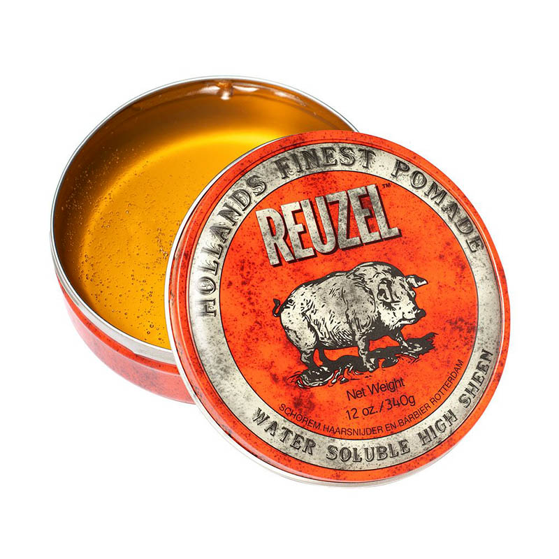 Reuzel Red Pomade Помада для волос касторовое масло средняя фиксация сильный блеск на водной основе 340 г