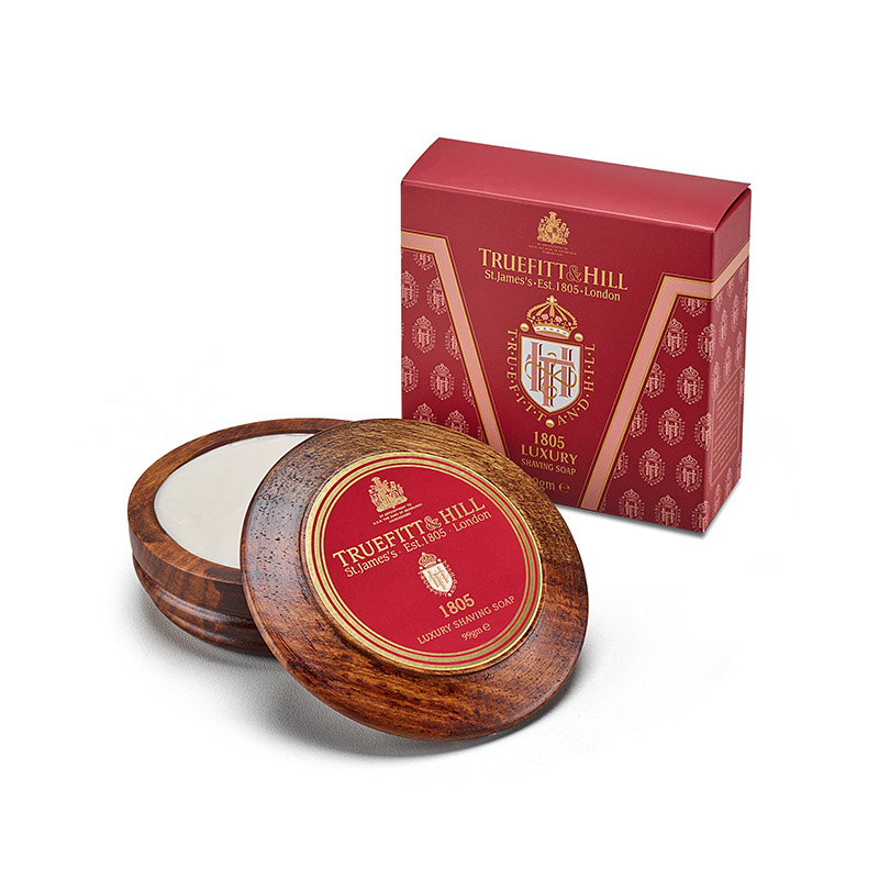 Мыло Для Бритья Truefitt &amp; Hill 1805 Luxury Shaving Soap В Деревянной Чаше 99 Г