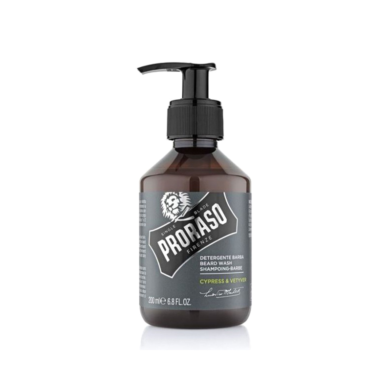 Proraso Cypress & Vetyver Beard shampoo Шампунь для бороды 200 мл