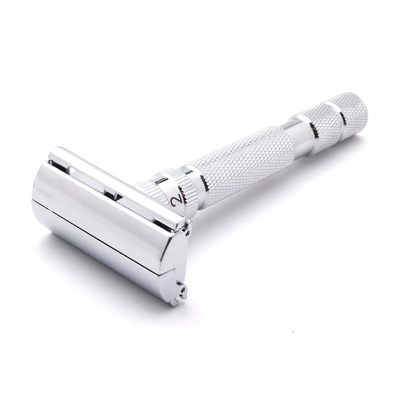Станок Для Бритья Rockwell Model-T White Chrome Adjustable Double Edge Safety Razor