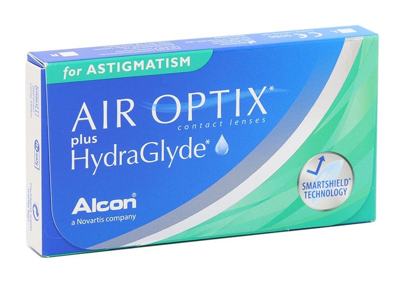 Контактные линзы Air Optix plus HydraGlyde for Astigmatism
