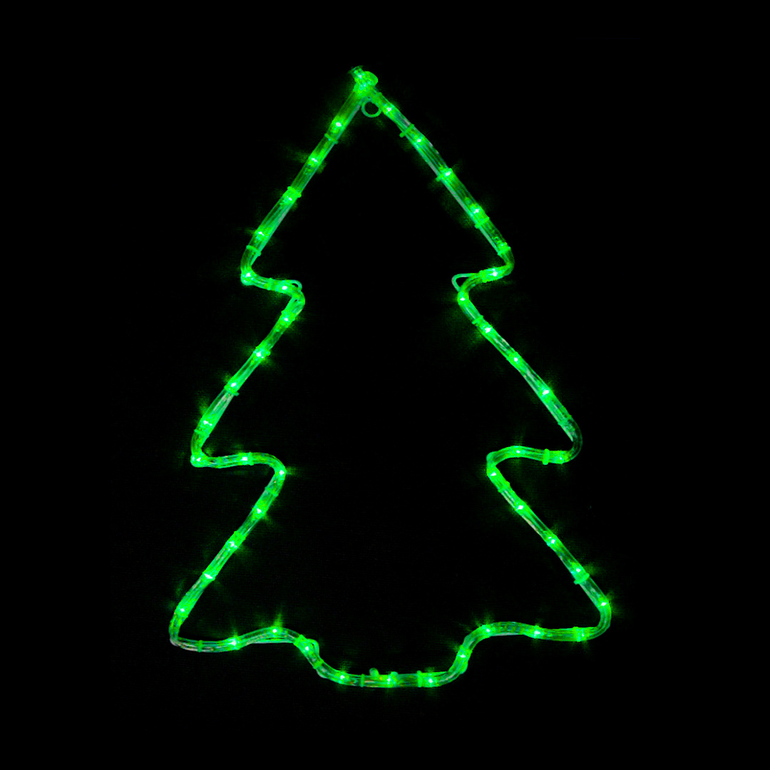 Гірлянда зовнішня DELUX MOTIF Christmas Tree 0,6*0,45м 7 flash зелений IP 44 EN