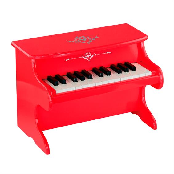 Игрушка музыкальная Viga Toys Пианино, красный (50947)