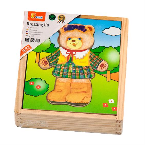 Игровой набор Viga Toys Гардероб медведицы (56403)