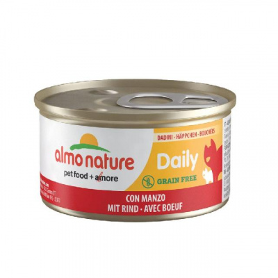 Almo Nature Daily Menu - Cat Chunks with Beef, 85 г, говядина