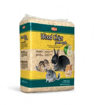 Наполнитель туалетов Padovan Wood chips apple для грызунов 1 кг