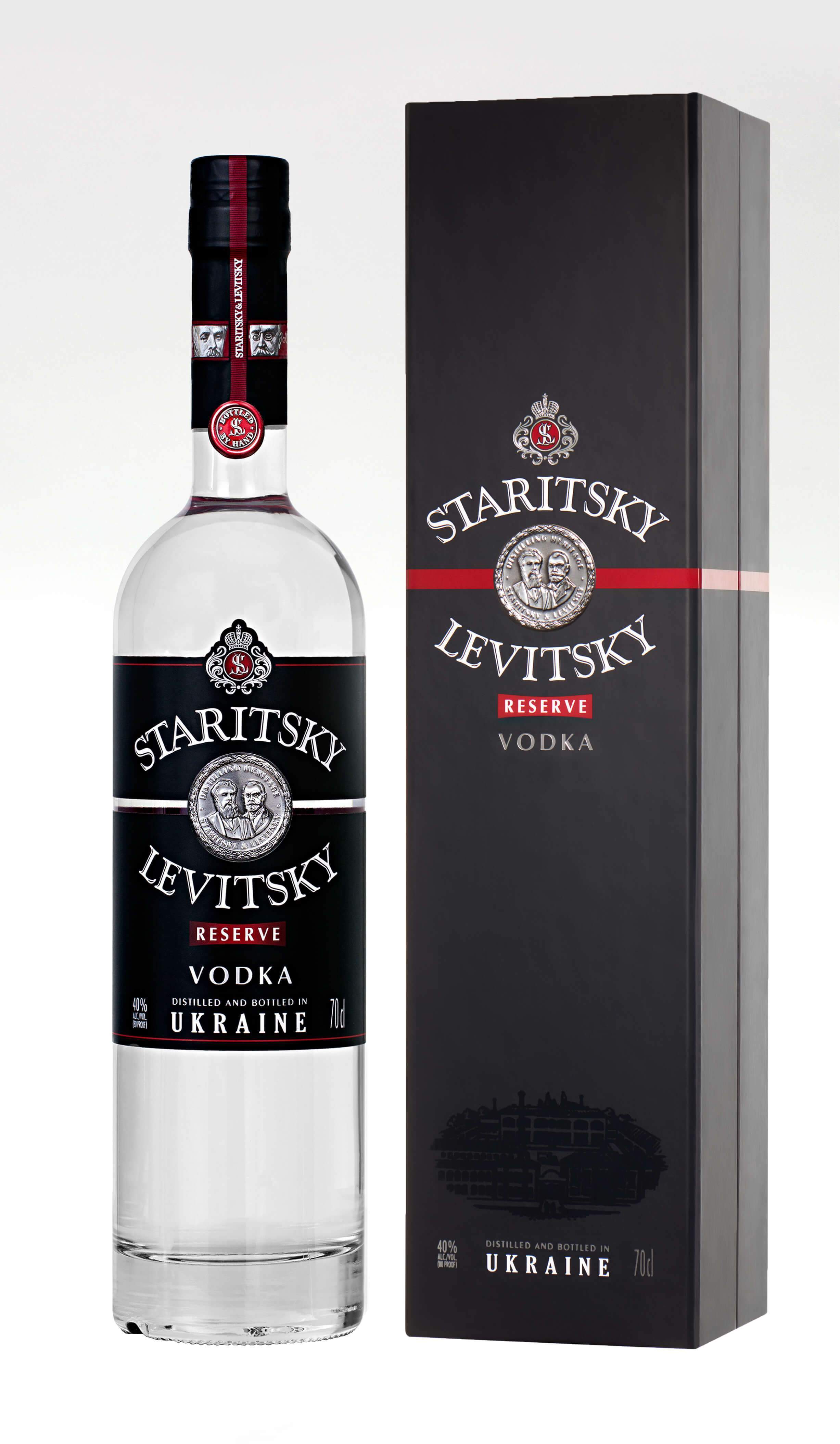 Водка Staritsky Levitsky Reserve 0.7л 40% В подарочной коробке - купить в Украине...