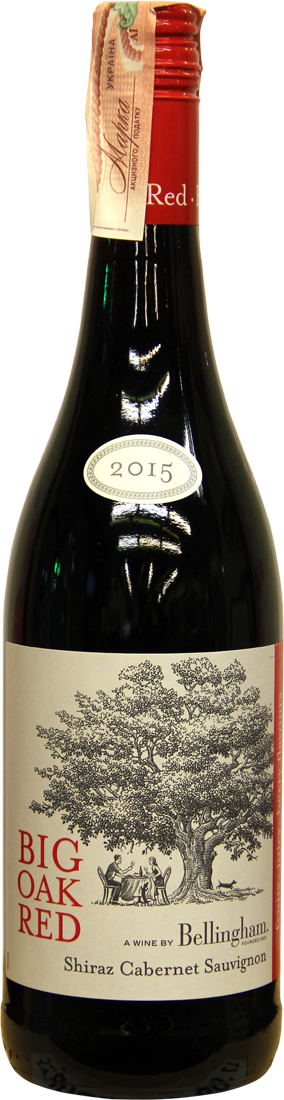 Вино Bellingham Cabernet-Shiraz Big Oak Red Blend 0.75л 14% - купить в Украине...
