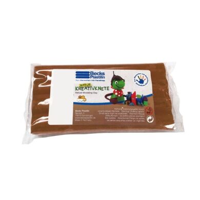 Пластилин восковой Becks Plastilin 250г коричневый B100090