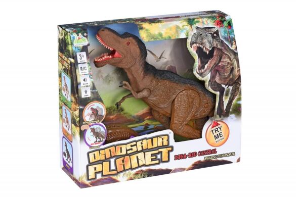 Динозавр Same Toy Dinosaur Planet коричневый со светом и звуком RS6123AUt