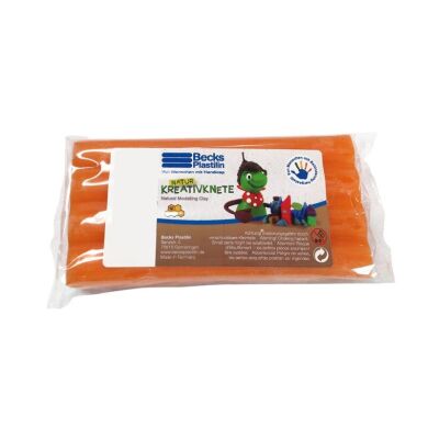 Пластилин восковой Becks Plastilin 250г оранжевый B100086