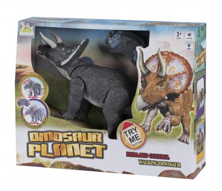 Динозавр Same Toy Dinosaur Planet серый со светом и звуком RS6137BUt