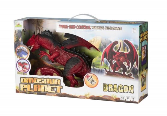 Динозавр Same Toy Dinosaur Planet Дракон красный со светом и звуком RS6139AUt