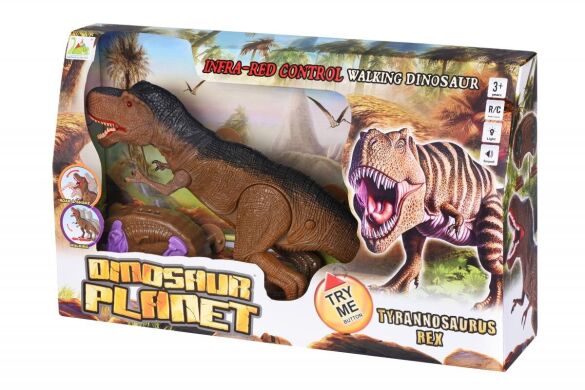 Динозавр Same Toy Dinosaur Planet коричневый со светом и звуком RS6133Ut