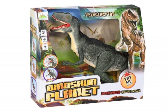 Динозавр Same Toy Dinosaur Planet зеленый со светом и звуком RS6128Ut