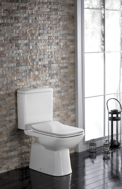 Унитаз компакт Cerastyle Duru 028800 с сиденьем SoftClose 9SC1143001