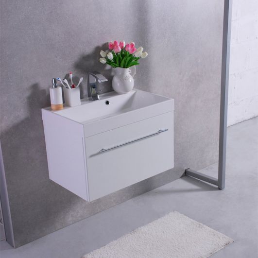 Тумба с умывальником Fancy Marble ШН-700 Белый