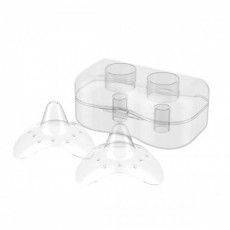 Protectoare pentru mameloane din silicon BabyOno NATURAL NURSING (M)