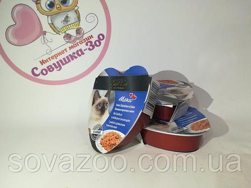 Консерва Edel Cat heart Едель Кет з рибою в томатному делікатному желе 85г 10шт