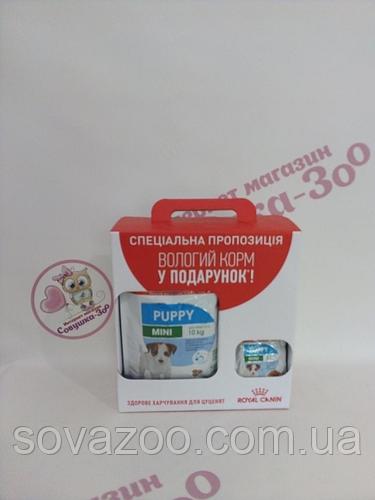 Корм Royal Canin Mini Puppy Роял Канин Мини Паппи для щенков мелких пород 2кг+3 пауча