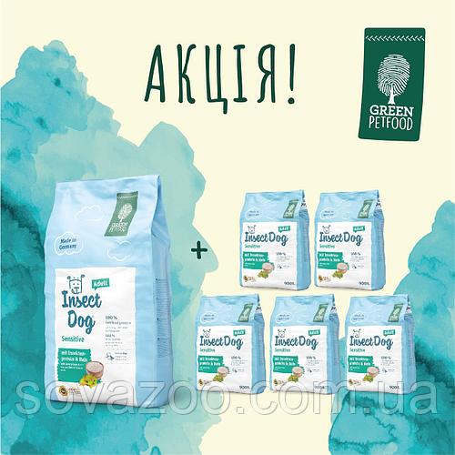 Корм InsectDog Adult Sensitive ІнсектДог Едалт Сенсетів для собак з чутливим травленням 10 кг