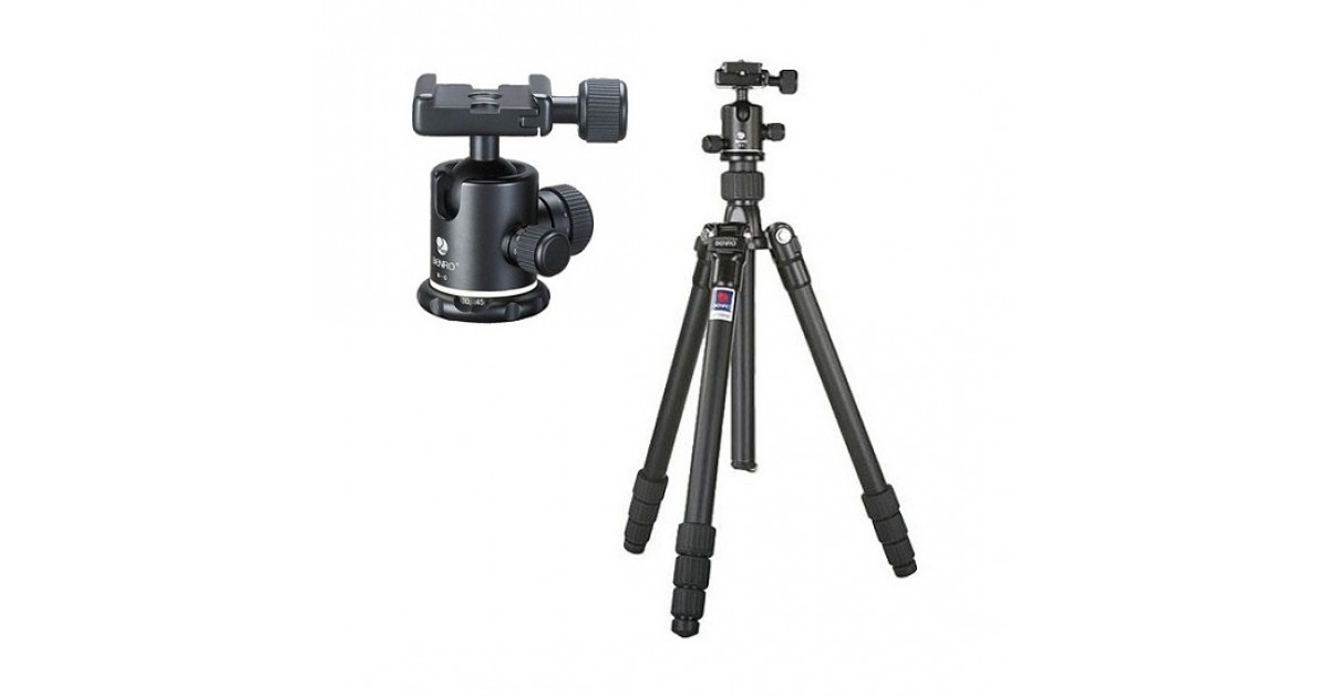 Алюминиевый штатив Benro A-168m8+BH-0M Travel (KIT) (A1680TBH0)