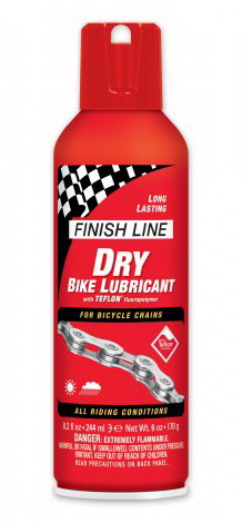 Смазка-аэрозоль Finish Line Teflon Plus (тефлоновая) для сухих погодных условий 235 ml