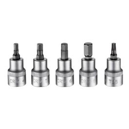 Набор головок под шестигранник ICE TOOLZ 4/5/6/8 hex + T-25