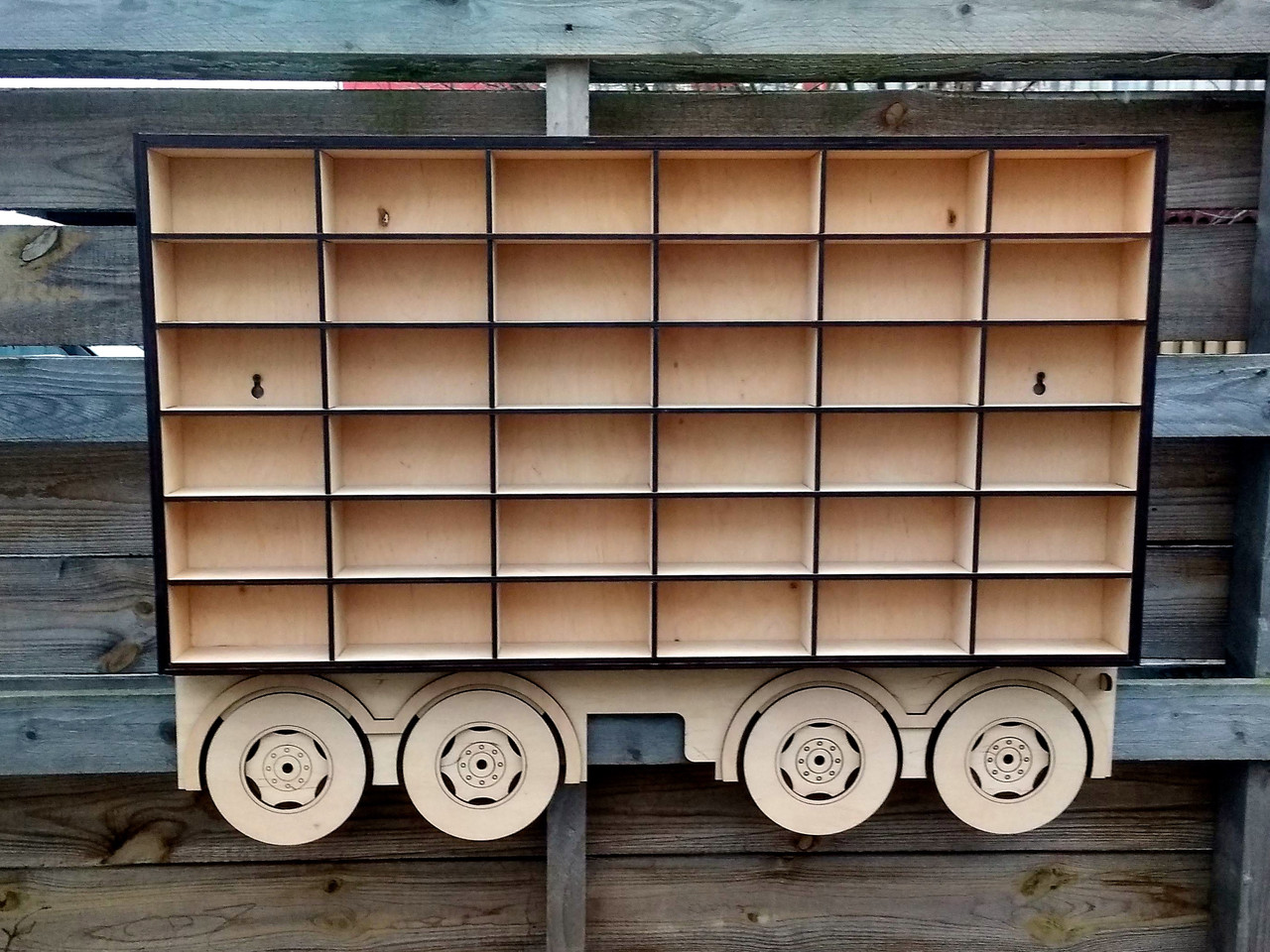 Дополнительный Прицеп-Трейлер для Полки Грузовика Toy Truck на 36 машинок. Размер 1 м. х 65 см.