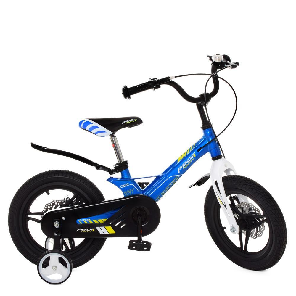 Детский велосипед Profi Hunter 14" синего цвета