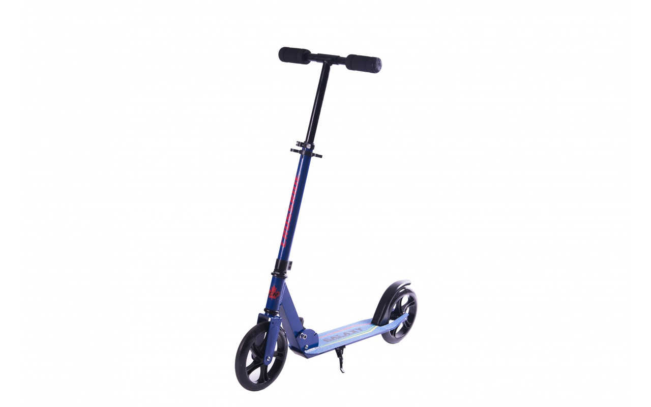 Складной самокат CROSSRIDE GALAXY синего цвета