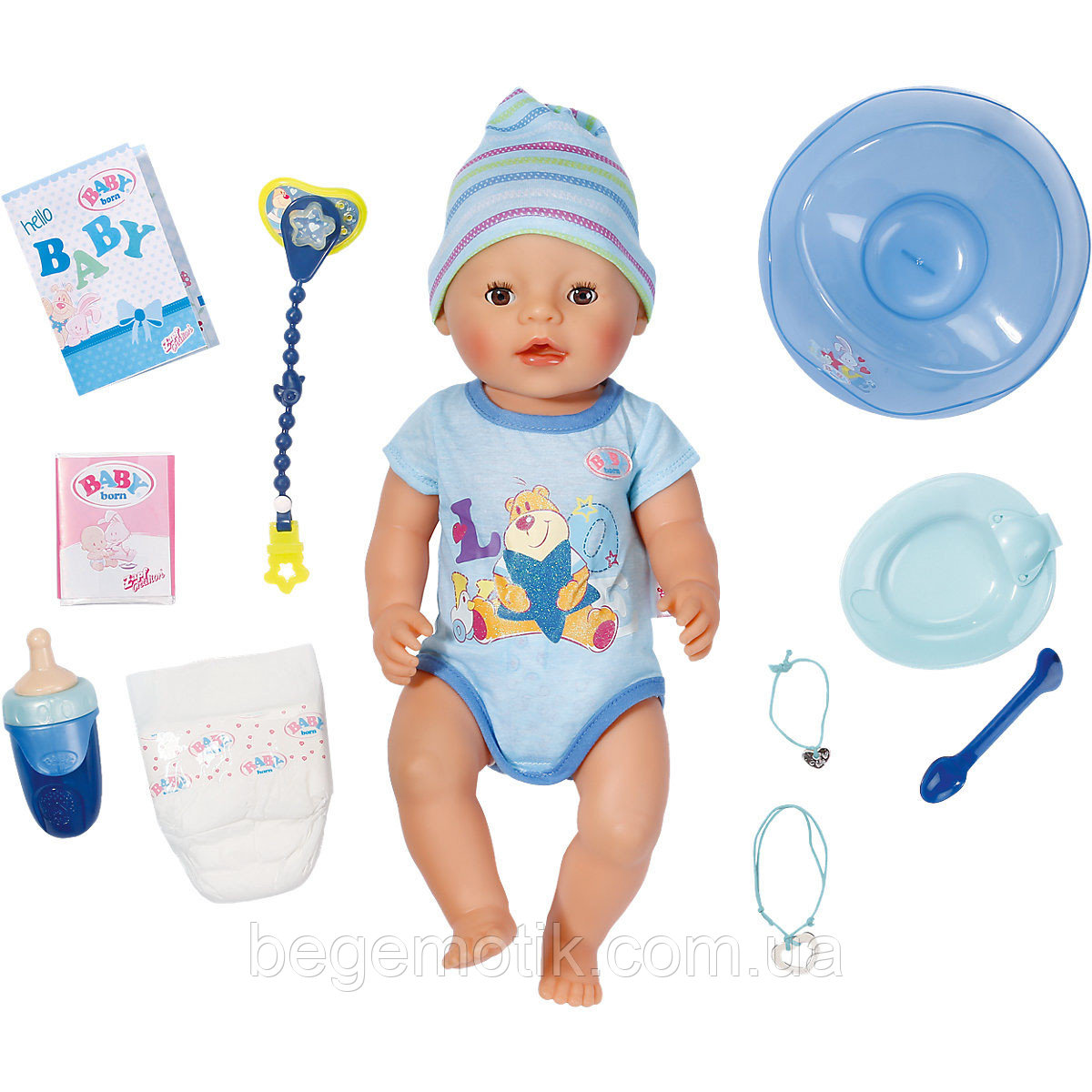 Кукла Очаровательный малыш Zapf Сreation Baby Born 43 см аксессуары (822012)