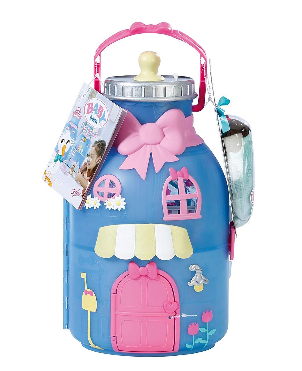 Домик бутылочка для пупсов Baby Born Беби Борн Surprise Baby Bottle House Zapf Creation (904145)