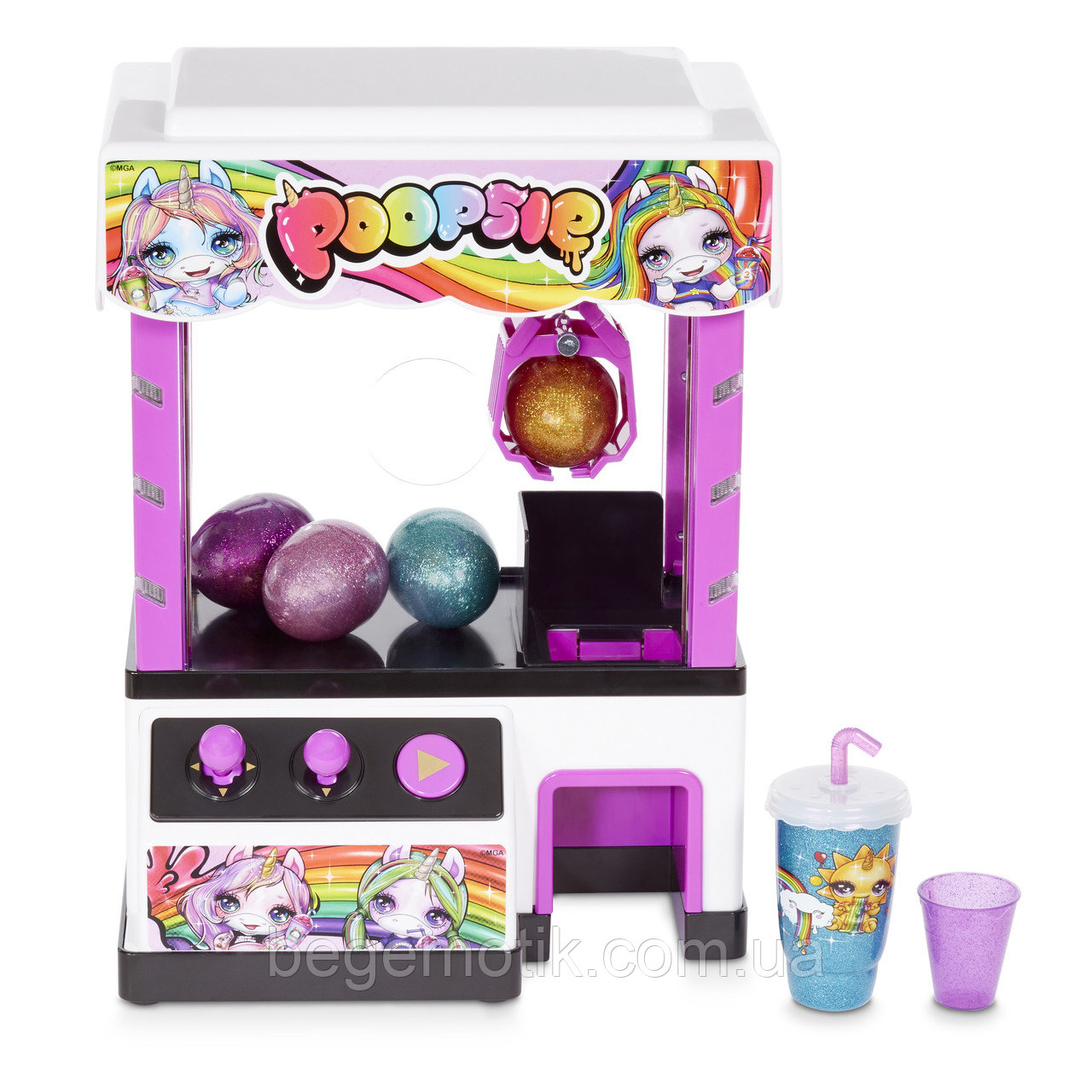 Игровой автомат Пупси слайм со слаймами Poopsie Slime Surprise Claw Machine with 8+ Surprises