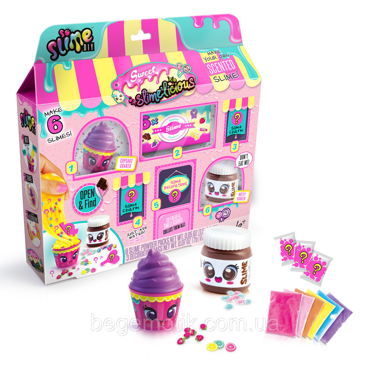 Canal Toys - So Slime DIY Мини-коллекция ароматных слаймов серии Slime'licious Сладости (5527862)