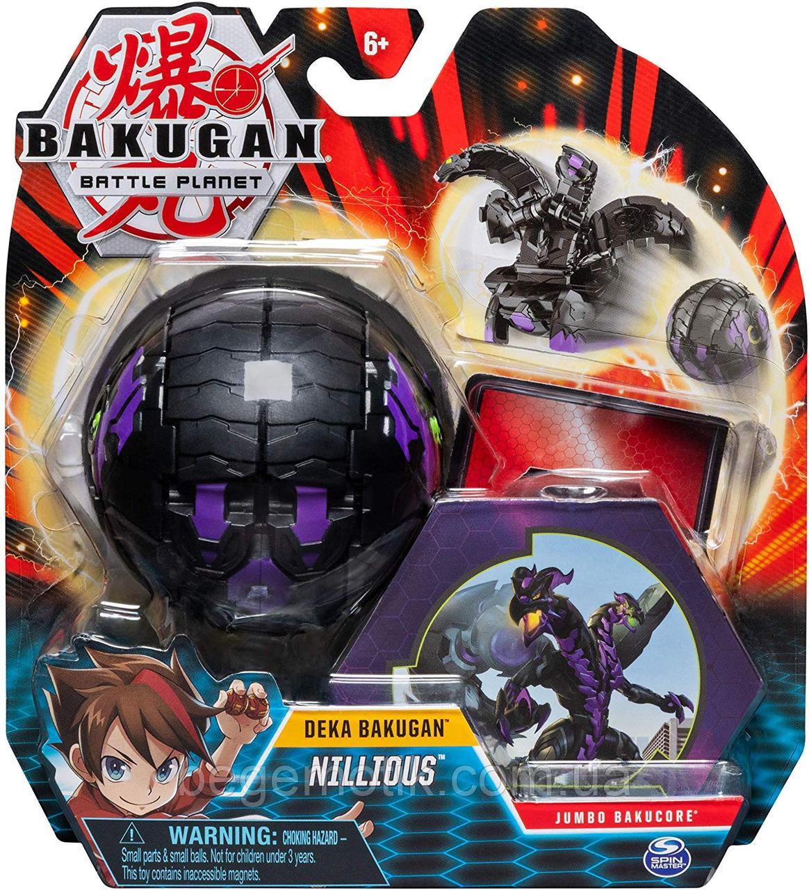 Фигурка-трансформер Бакуган ДЕКА Bakugan Battle Planet Deka, Ниллиус Nillious 6055015