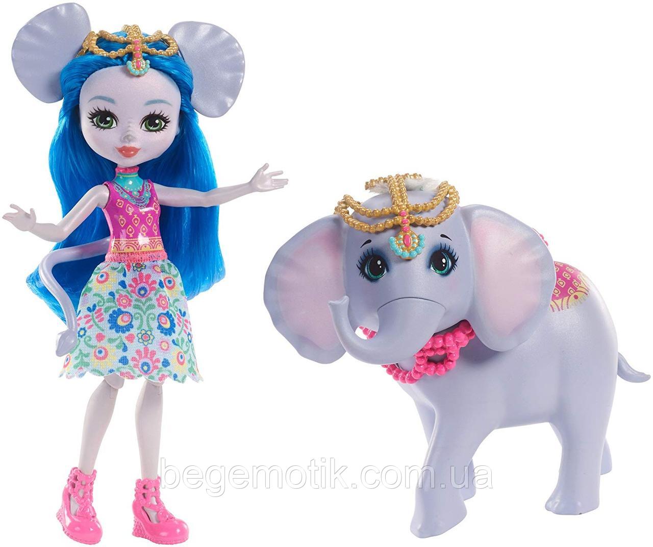 Кукла Энчантималс Екатерина Слон и слоник Антик Enchantimals Ekaterina Elephant Dolls FKY73
