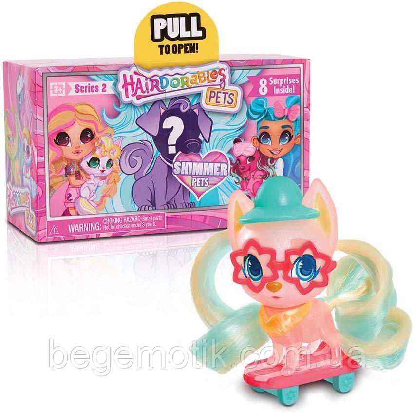 Игровая фигурка Любимые питомцы сюрприз Хэрдораблс серия 2 Hairdorables Pets Series 2