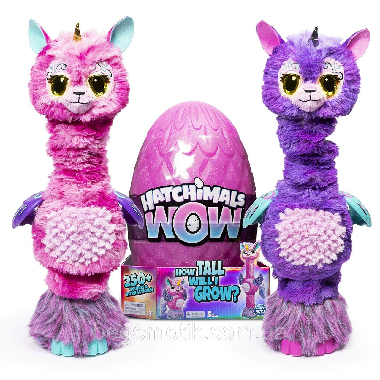Хетчималс Интерактивное яйцо Ламарог Hatchimals Wow, Llalacorn 80 см Лама Единорог с яйцом