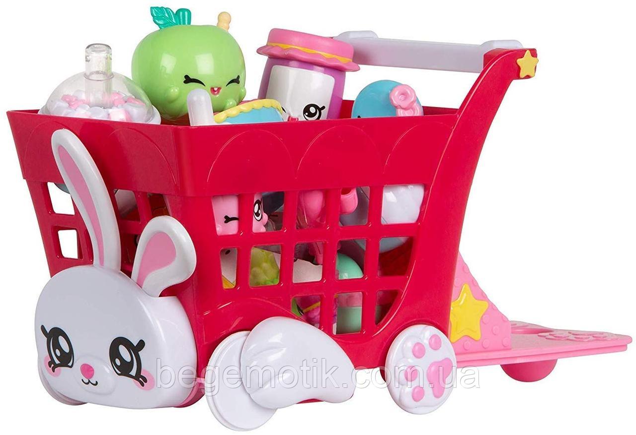 Игровой набор Кинди Кидс Тележка для покупок Kindi Kids Rabbit Petkin Shopping Cart